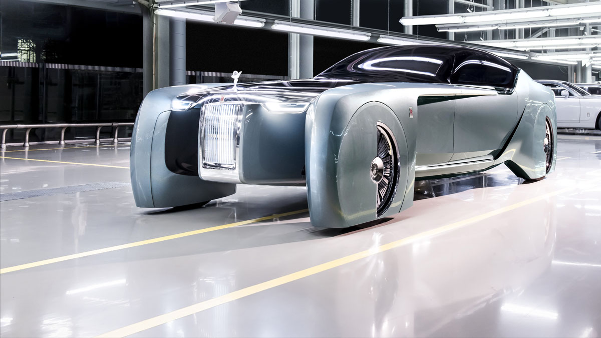 Este 'concept' cero emisiones promete una movilidad de lujo sin esfuerzo, autónoma, conectada, espaciosa y seductora. Foto: Rolls-Royce Press