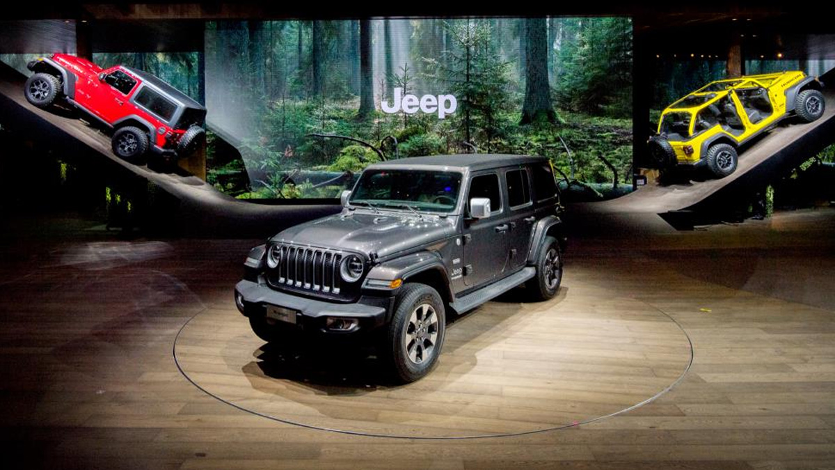 En el stand, la marca presentó la cuarta generación del Jeep ® Wrangler y el nuevo Cherokee 2019. Foto: Newspress