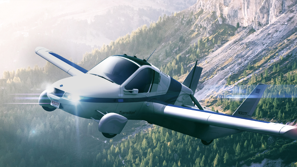 Terrafugia (filial de Geely) iniciará la preventa del primer automóvil volador del mundo, el Transition, en octubre, aunque llegará al mercado en 2019. Foto: Terrafugia.com