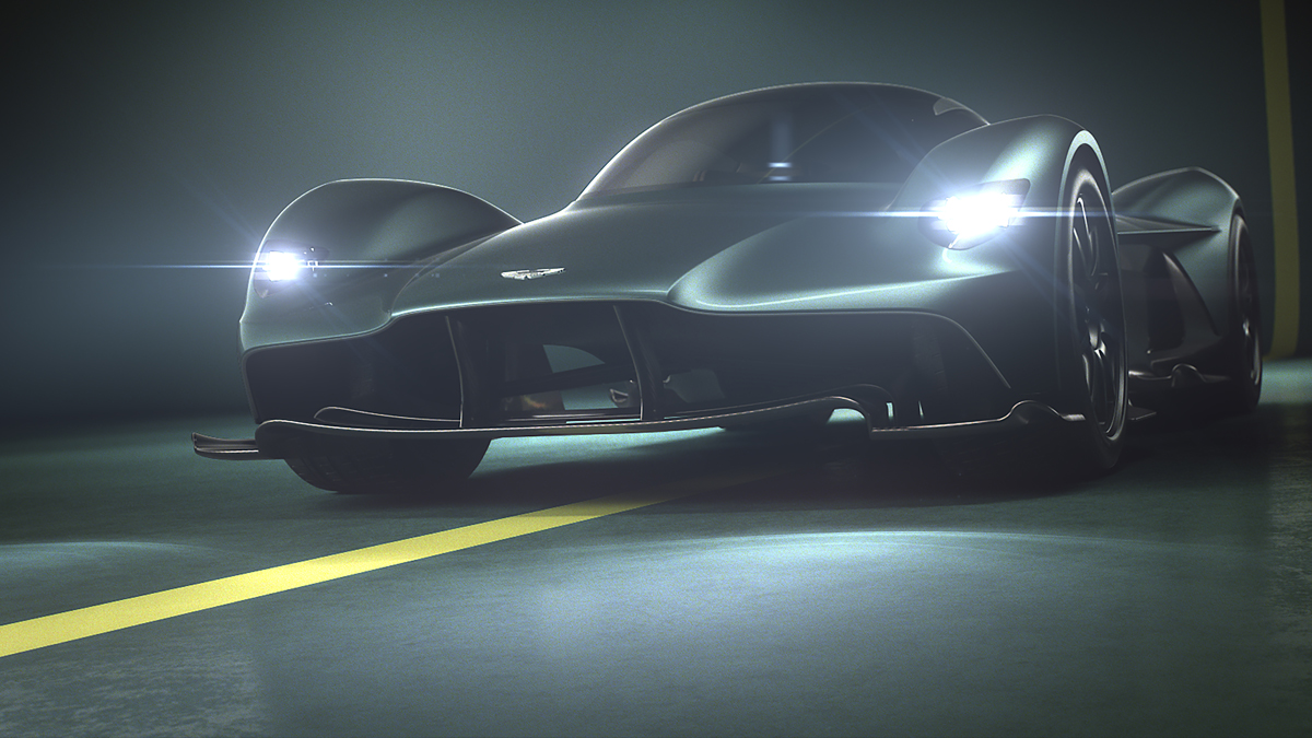 Este hypercar integra un Cosworth V12 atmosférico de 6,5 litros, con 1.145 caballos de potencia. Una verdadera bestia. Foto: Aston Martin