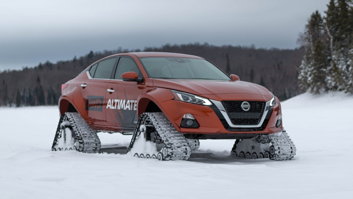 Nombrado "Altima-te AWD", este proyecto de vehículo se basa en el nuevo modelo 2019 Nissan Altima AWD. Foto: Nissan
