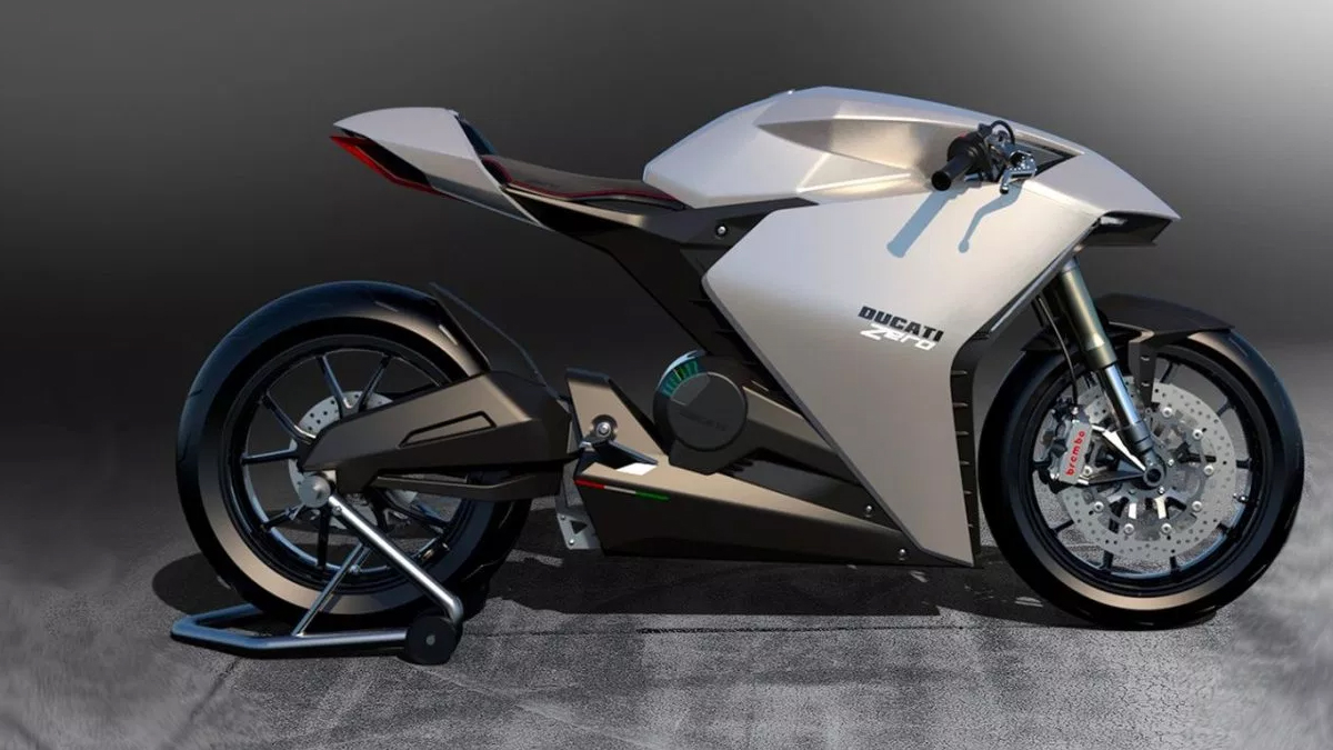 Ducati, la empresa italiana de motos deportivas, confirmó su intención de producir un vehículo completamente libre de emisiones. Foto: Ducati