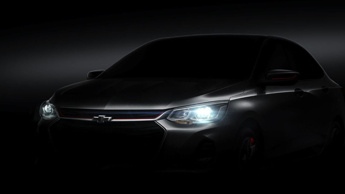 Por lo que se vio en las primeras imágenes, el Onix 2020 contará con los rasgos clásicos de Chevrolet, con doble parrilla y una silueta discreta. Foto: Chevrolet Colombia
