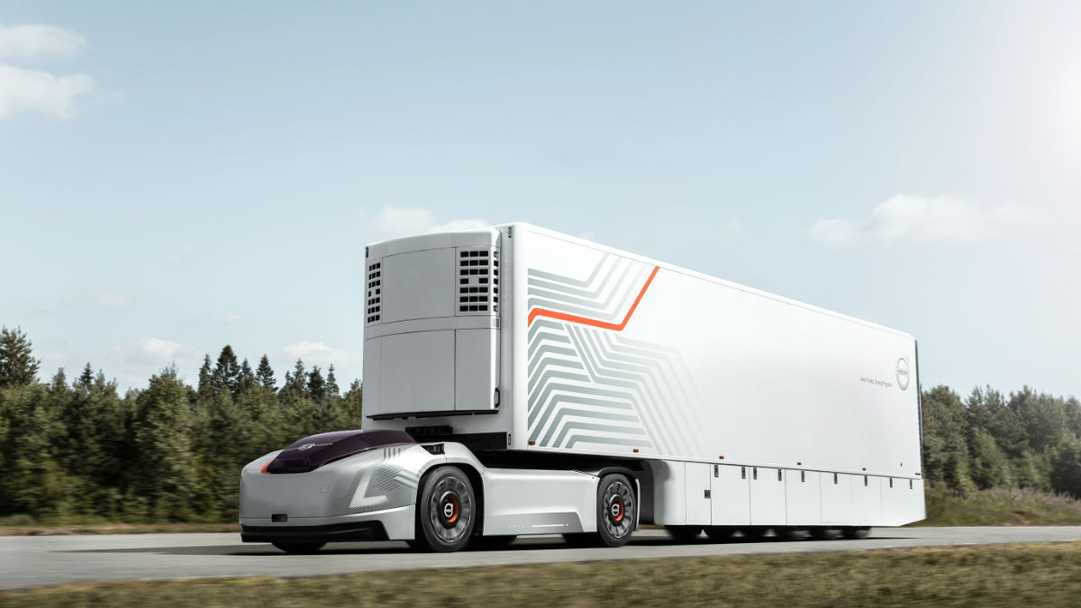 Volvo mostró su nuevo camión que no necesita conductor, mostrando que la movilidad autónoma ya está aquí.