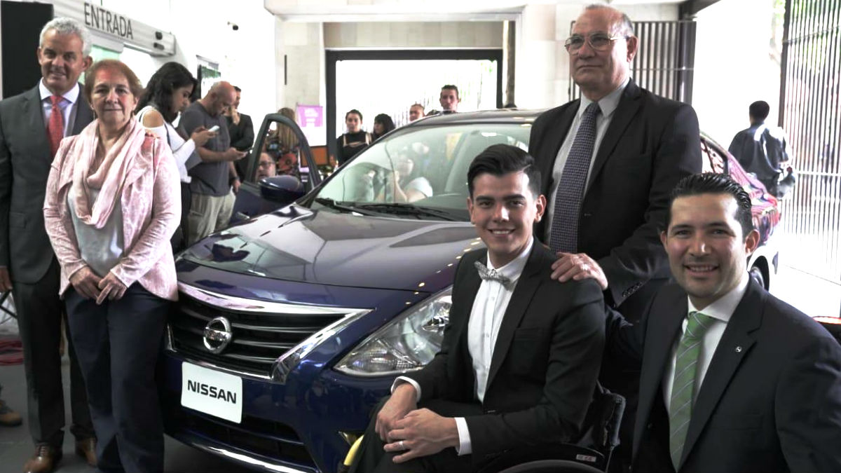 El nuevo modelo de Nissan lanzado en México está pensado para que las personas discapacitadas o de tercera edad puedan movilizarse.
