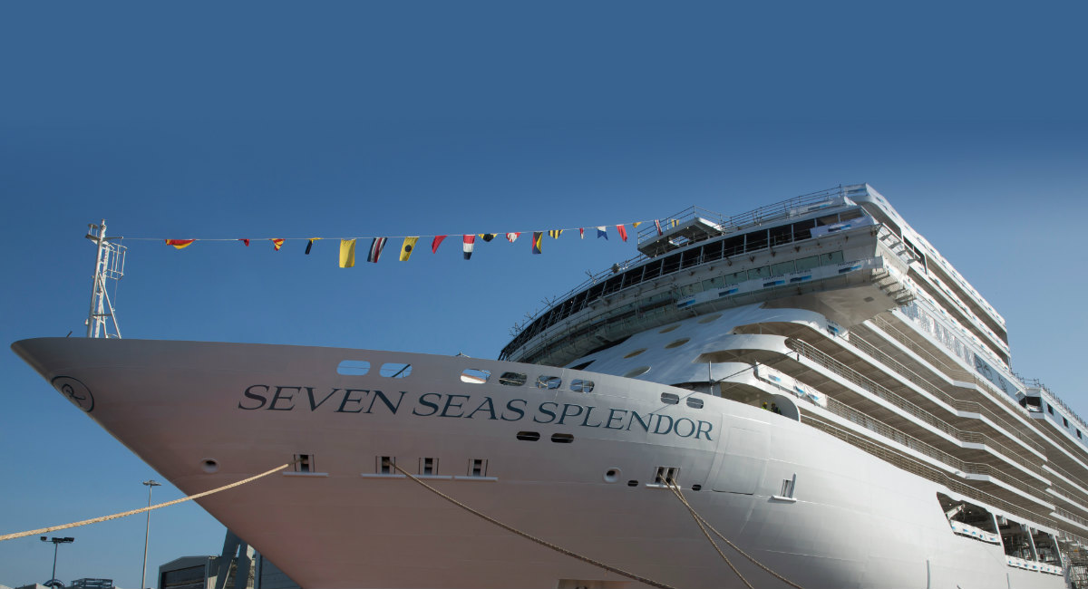 El barco Seven Seas Splendor sería el crucero más lujoso del mundo