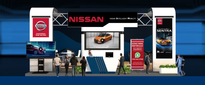 Vitrina virtual de Nissan en Expomotor 2020
