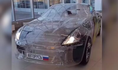 Así es el Nissan 370z transparente que sorprende a todos en la internet