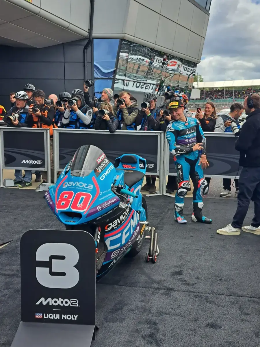 David Alonso listo para el GP de Aragón horarios y dónde ver
