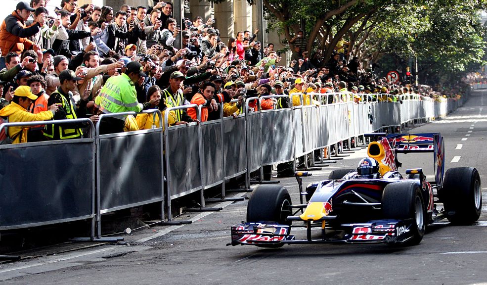 El día que un Fórmula 1 de Red Bull Racing estuvo en Bogotá