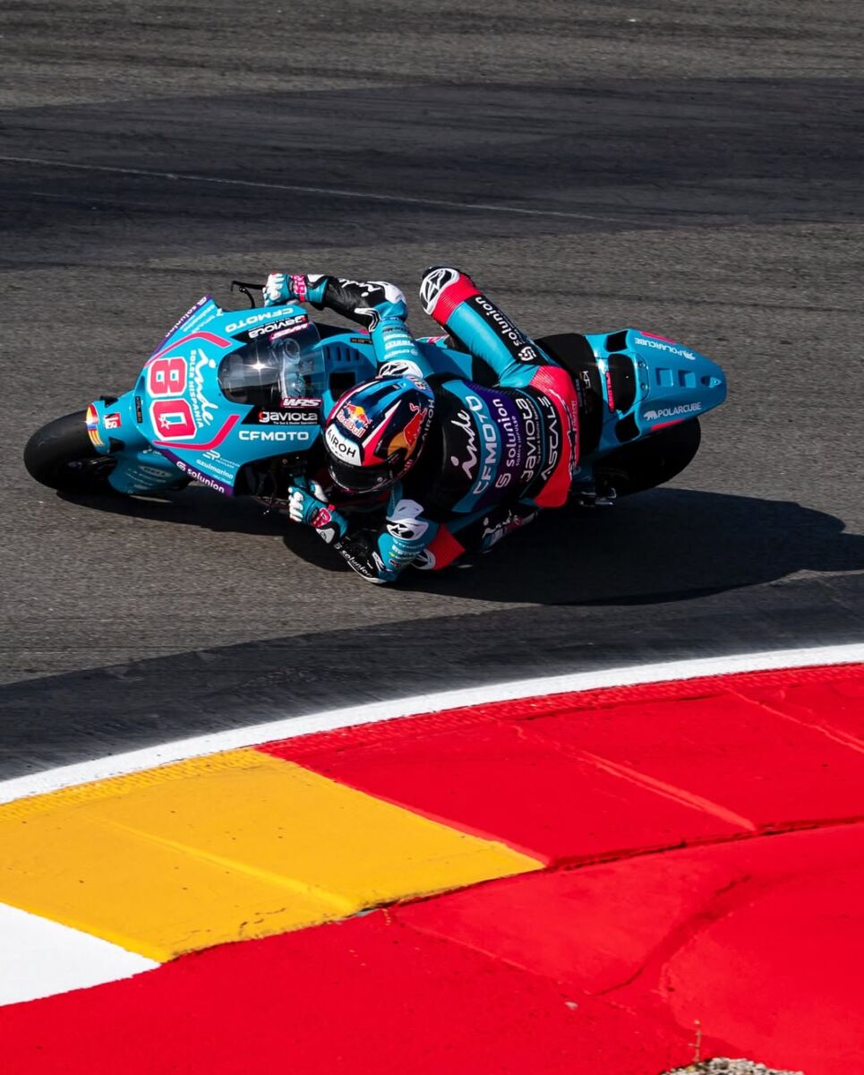VIDEO esta fue la caída de David Alonso en el GP de Aragón vv