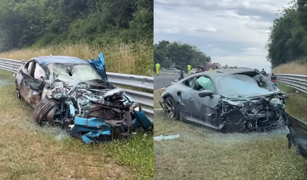 Accidente en Nürburgring Porsche 911 GT3 RS y BMW M2 los involucrados