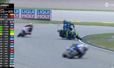 David Alonso sufrió fuerte accidente en el GP de Alemania: así se encuentra