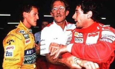 Fórmula 1: así fue el enfrentamiento entre Senna y un joven Michael Schumacher