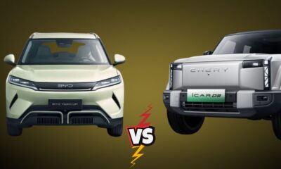 Chery iCAR 03 vs. BYD Yuan UP: ¿cuál SUV eléctrico chino gana?