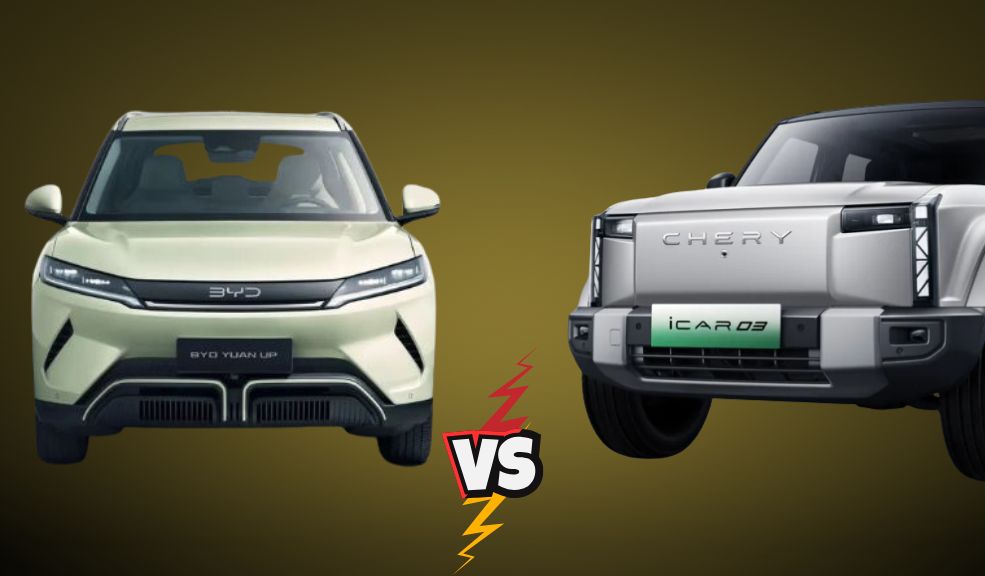 Chery iCAR 03 vs. BYD Yuan UP: ¿cuál SUV eléctrico chino gana?