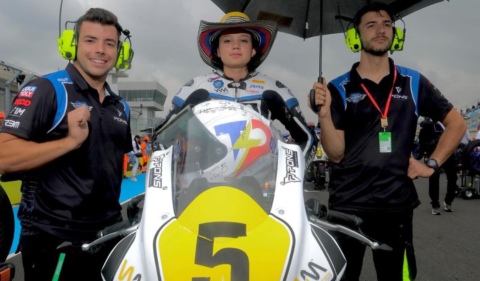 Sara Varón, la colombiana que acelera hacia lo alto en el Mundial Femenino de Motociclismo