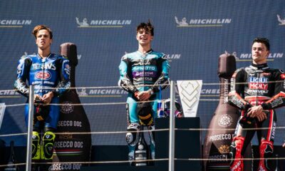 Colombia sonó en lo más alto del Moto2, gracias a David Alonso