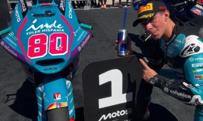 David Alonso tiene el primer lugar en el GP de Hungría: así conquistó su victoria, celebra Colombia