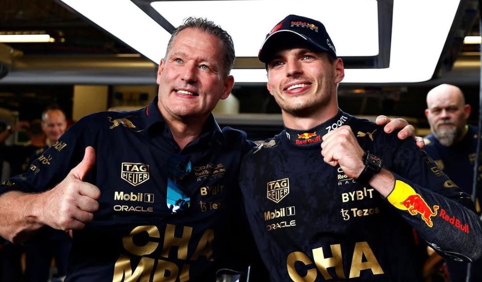 Max Verstappen enseñó a Jos Verstappen una lección de manejo en Fórmula 1