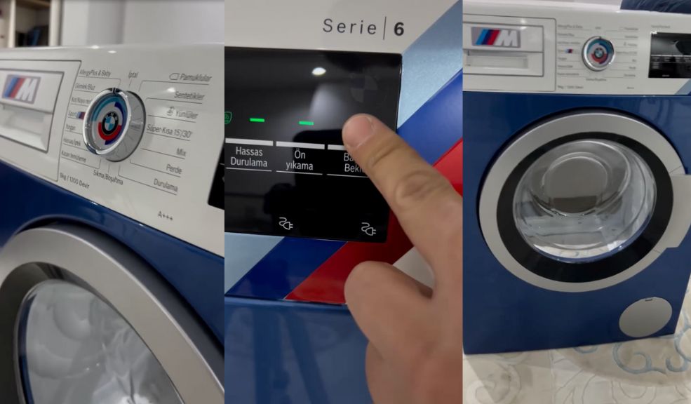 BMW lavadora así se hizo posible esta inaudita combinación