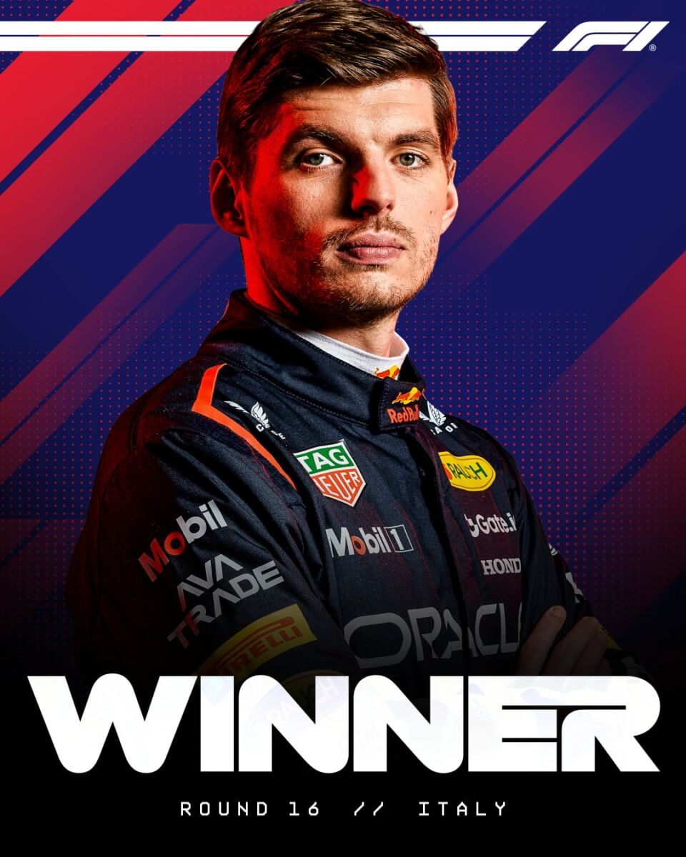 Monza cede ante Verstappen: Max domina el GP de Italia y McLaren vive un drama en Boxes