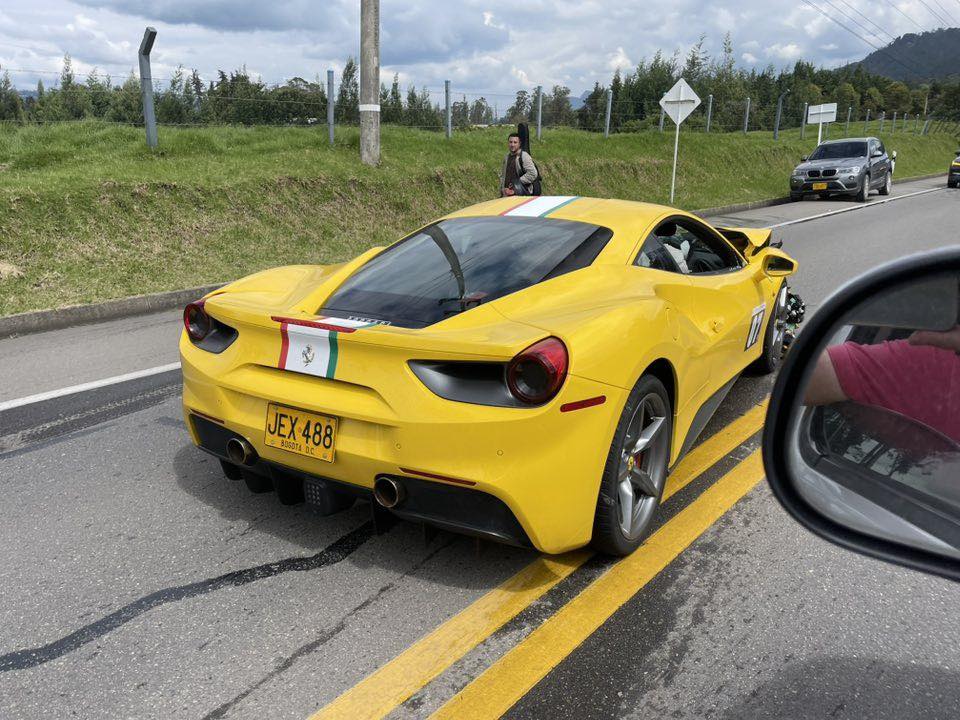 Este es el Ferrari del lamentable accidente en La Calera tiene conocido dueño en Colombia