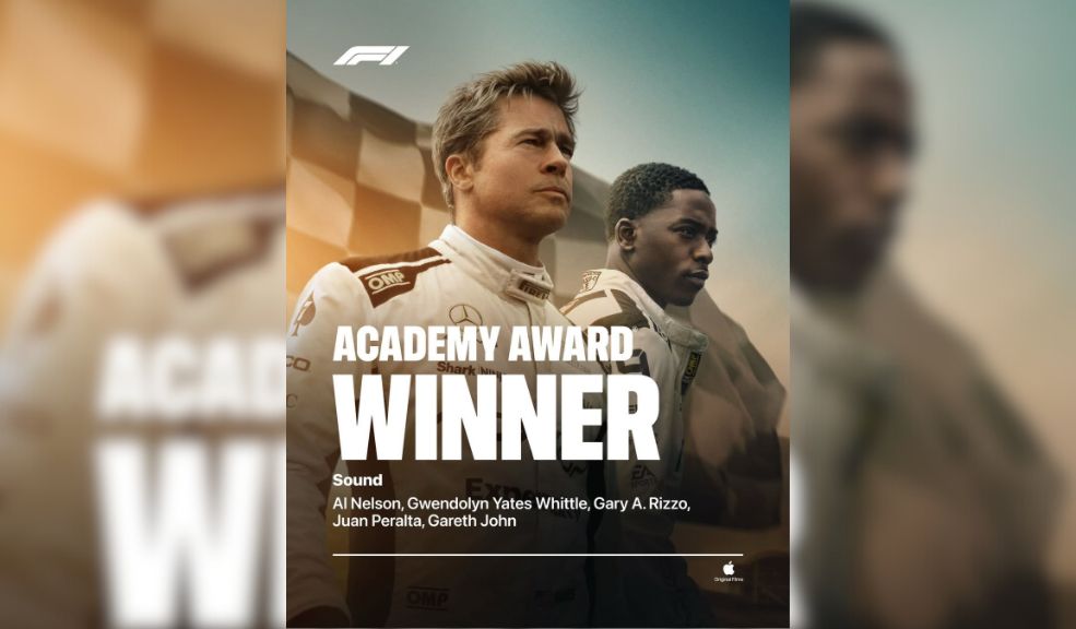 OSCARS: F1 LA PELÍCULA SE GANÓ UN PREMIO