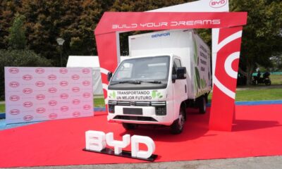 BYD lanza el T35 en Colombia un camión eléctrico para la logística urbana