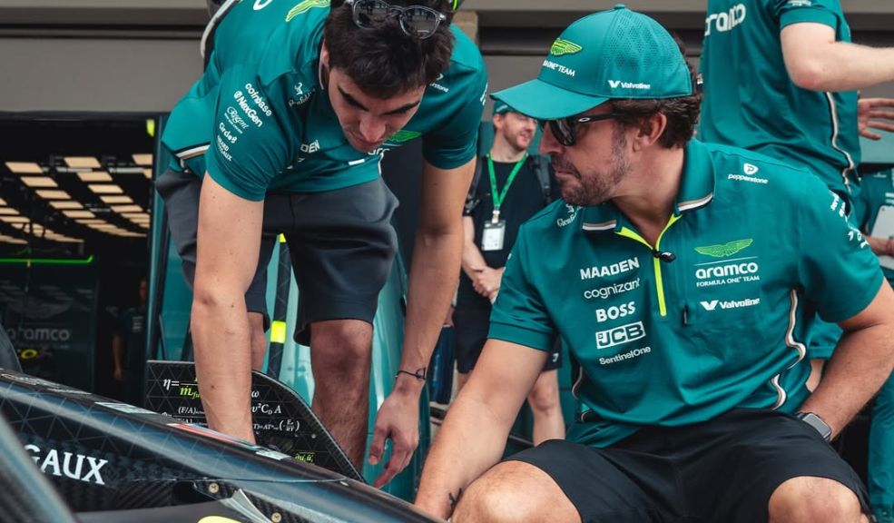 Fernando Alonso dd Aston Martin ya es papá junto a Melissa Jiménez