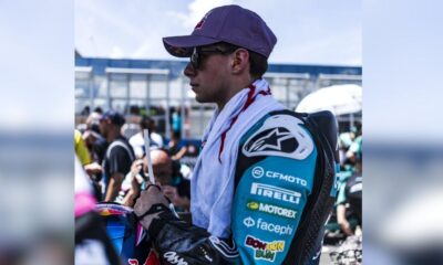 Moto 2 David Alonso tuvo buen desempeño en Brasil