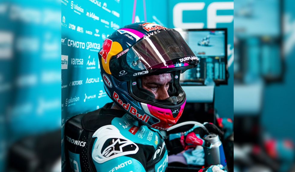 David Alonso en Moto2: hizo gran adelantamiento en el GP de España