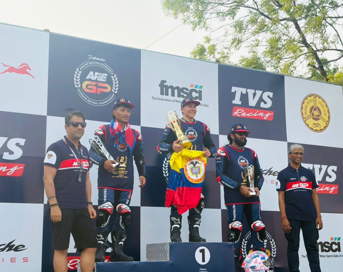 Colombia manda en la India: Oscar David Muriel y Fabián Cortés triunfan en el ARE GP