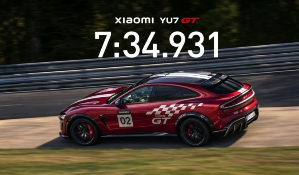 Xiaomi YU7 GT de 1.000 CV superó a Audi y a Porsche en Nürburgring