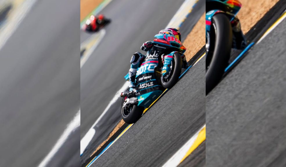 David Alonso lesionado hizo gran remontada en el GP de Francia