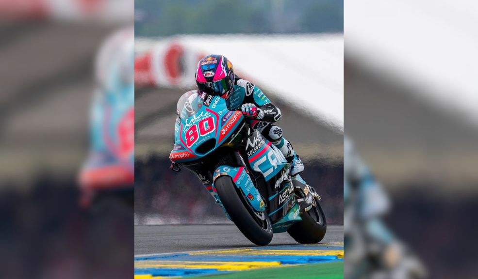 David Alonso lesionado hizo gran remontada en el GP de Francia