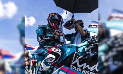 David Alonso lesionado hizo gran remontada en el GP de Francia