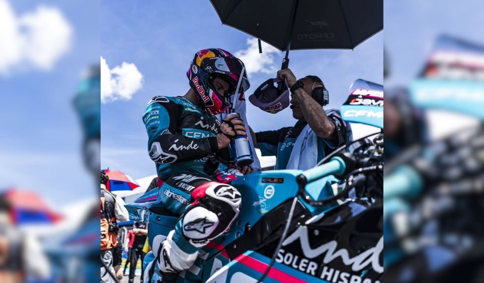 David Alonso lesionado hizo gran remontada en el GP de Francia
