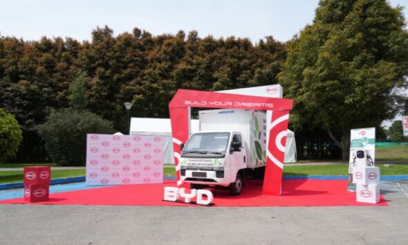 BYD trae a Colombia camiones 100% eléctricos tienen autonomías de 270 kilómetros