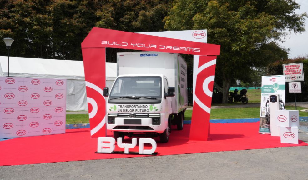 BYD trae a Colombia camiones 100% eléctricos tienen autonomías de 270 kilómetros