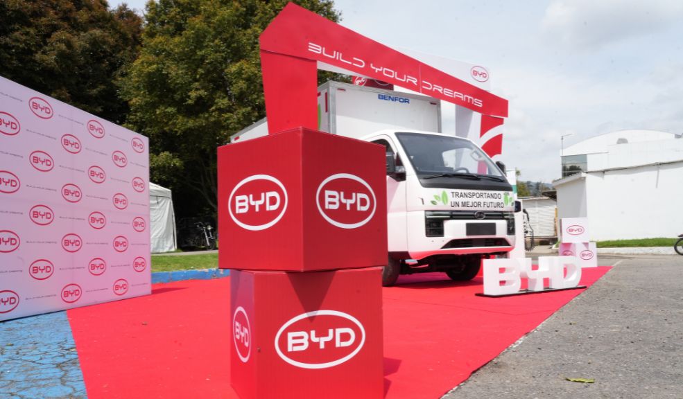 BYD trae a Colombia camiones 100% eléctricos tienen autonomías de 270 kilómetros