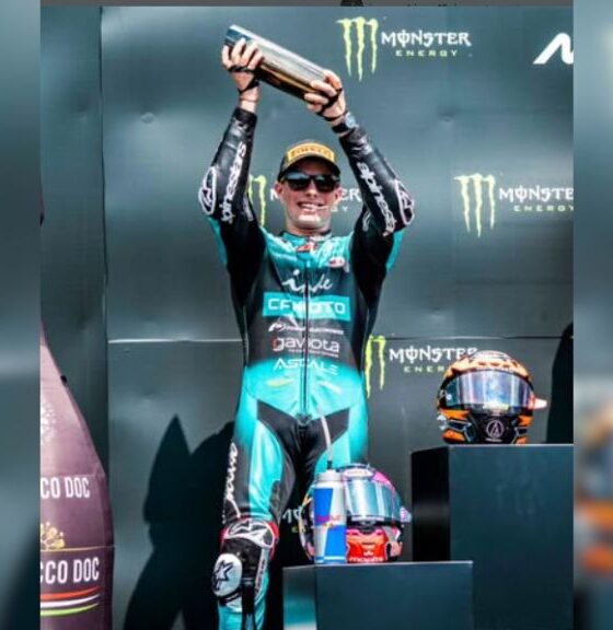 Moto 2 David Alonso demostró la garra, quedo de 2 puesto en República Checa