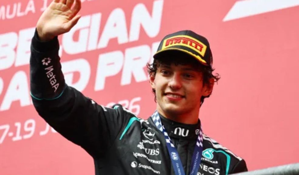 Kimi Antonelli ganó el GP de Bélgica Verstappen a la cacería