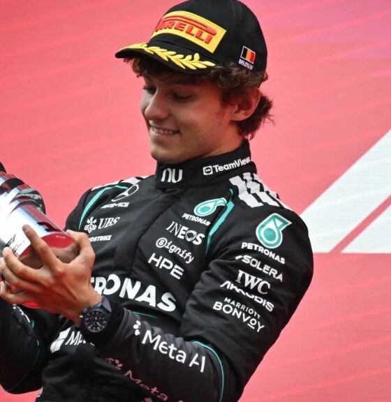 Kimi Antonelli ganó el GP de Bélgica Verstappen a la cacería