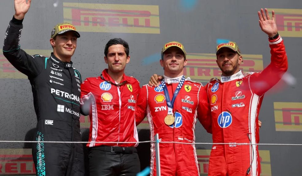 Leclerc P1 en Silverstone: George Russell y Hamilton P2 y P3